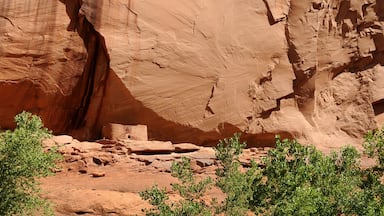 Surrounding Terrain, Cliffs, and Valley Canyon De Chelly Arizona