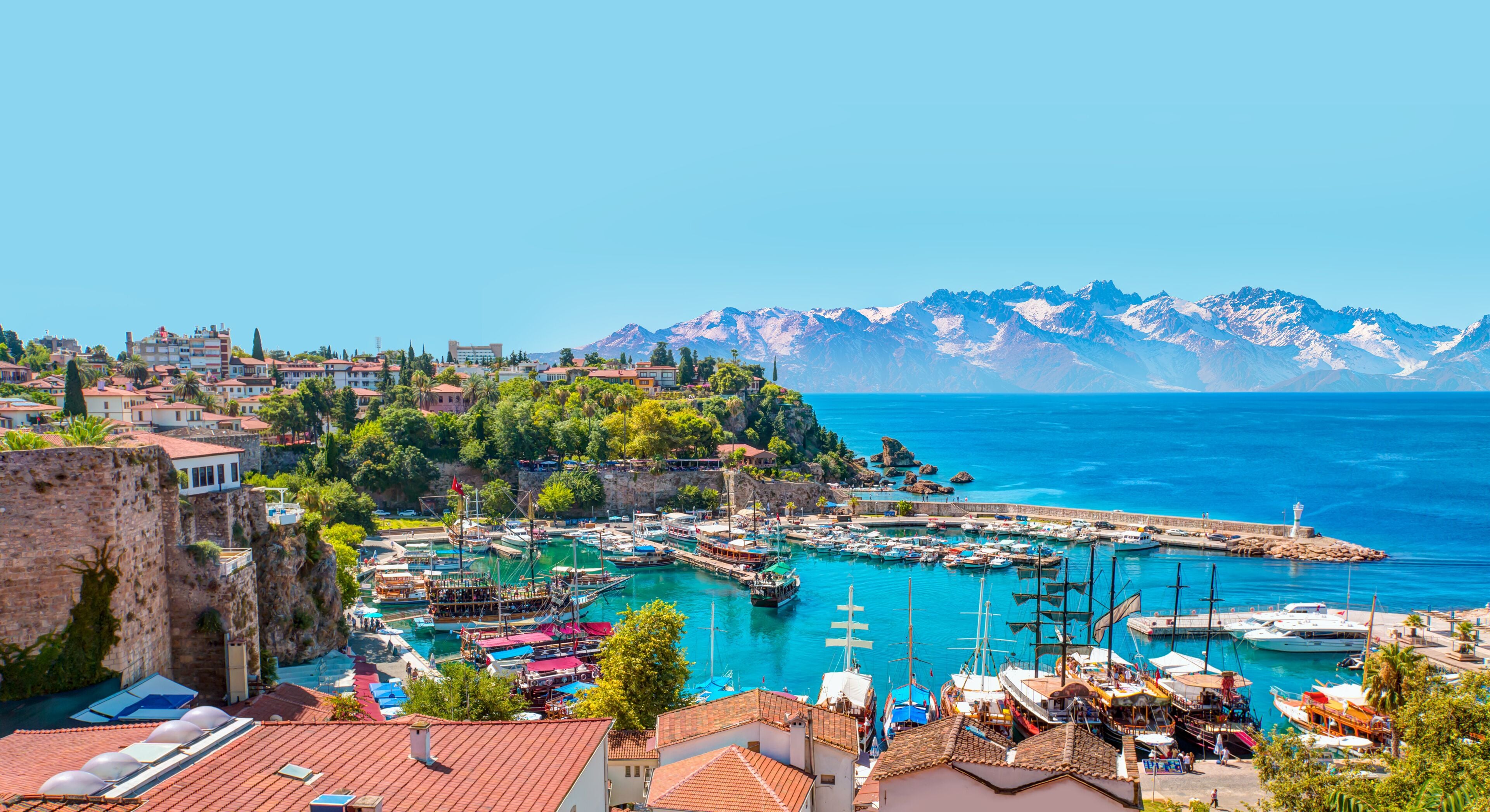 Old town (Kaleici) in Antalya, Turkey