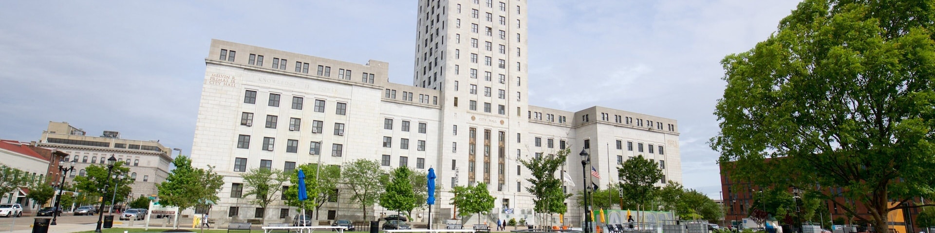 坎登 设有 公園 和 歷史建築