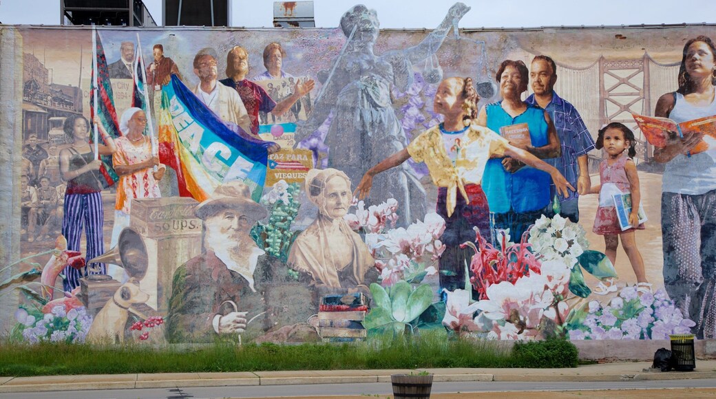 Camden which includes outdoor art