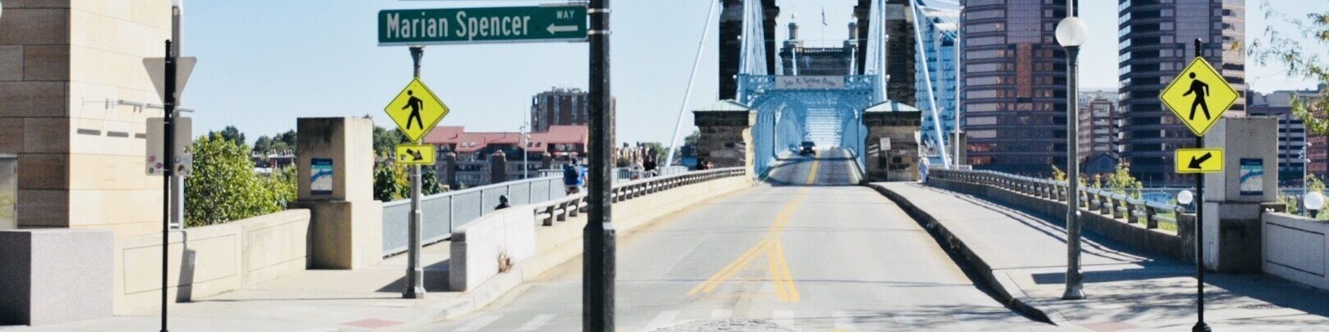 Crossing this bridge to Kentucky #walking #statesborders #OH #KY