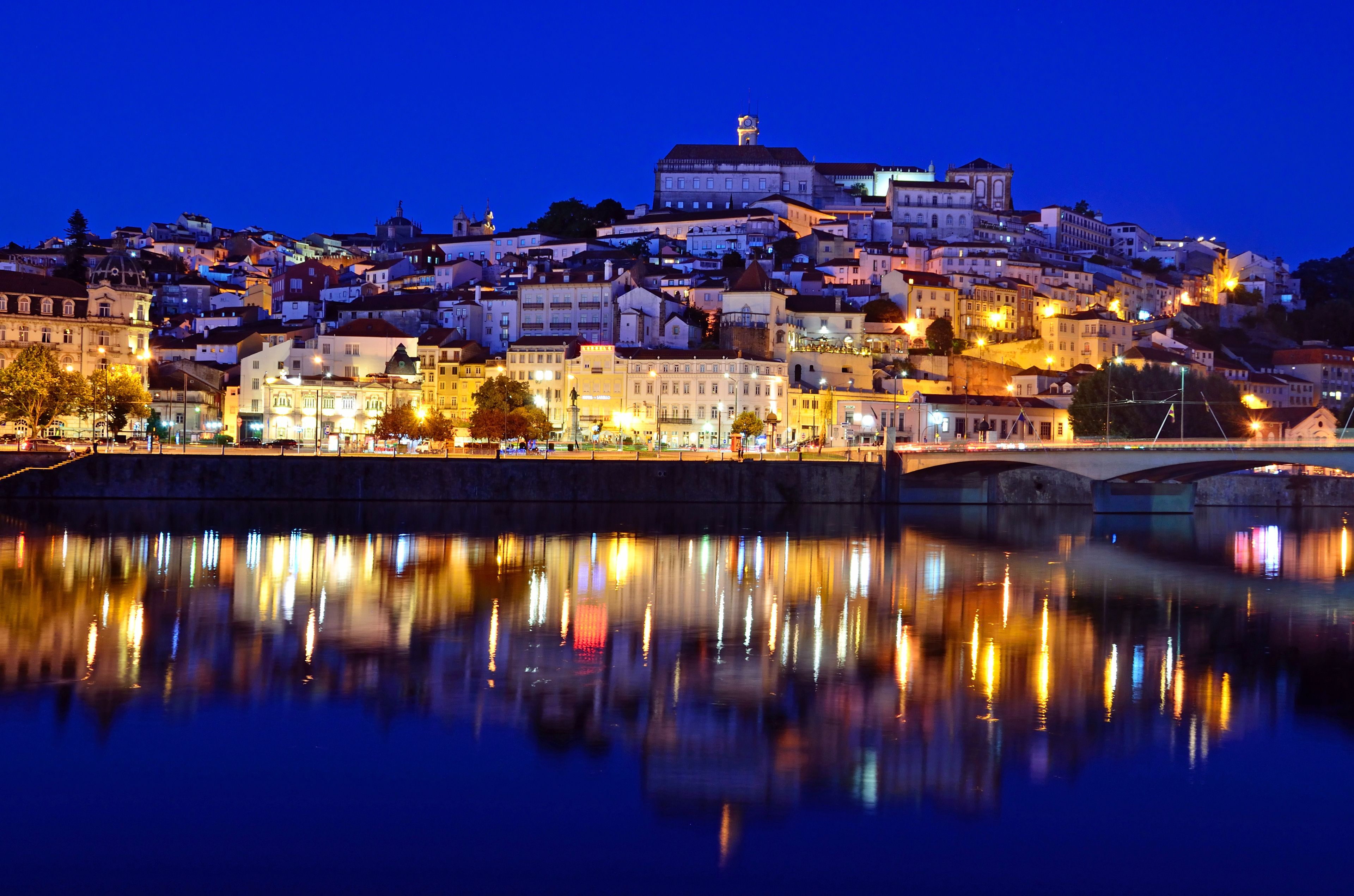 Historic city of Coimbra in Portugal