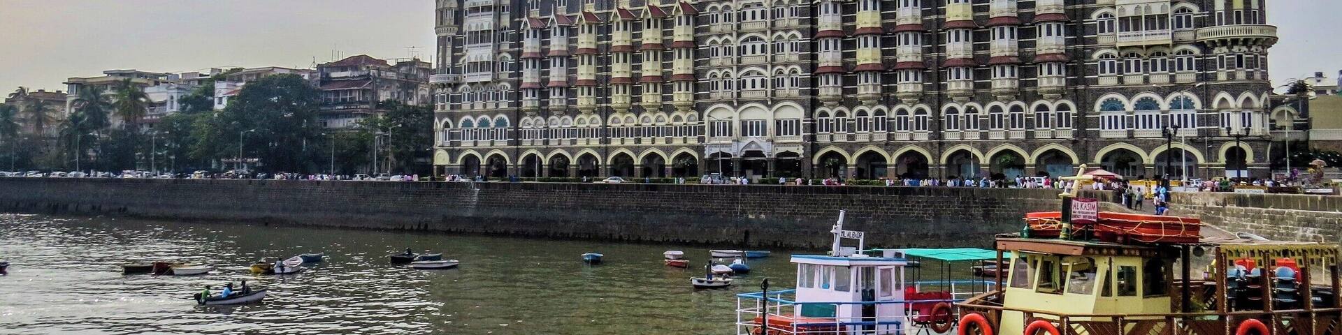 Taj Mahal Palace Hotel in Mumbai, India.