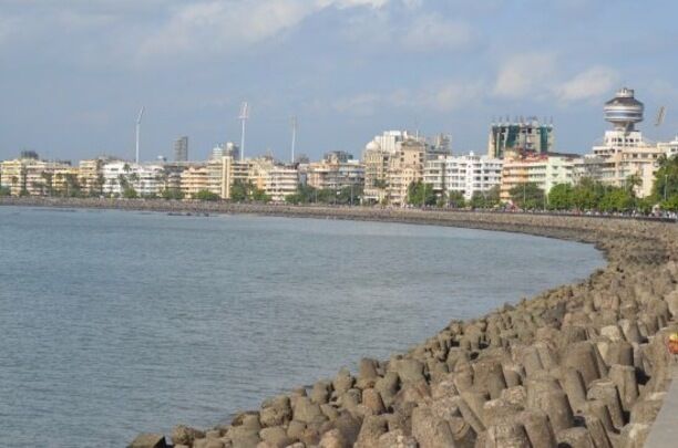 A best view of Mumbai commercial corporate which is the Busy city in India 