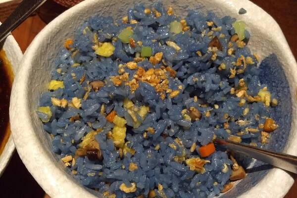 Blue Rice #TroverFoodies
