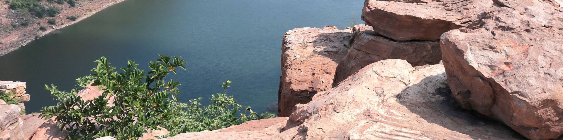Indian Grand Canyon in gandikota, Kadapa, Andhra Pradesh, India