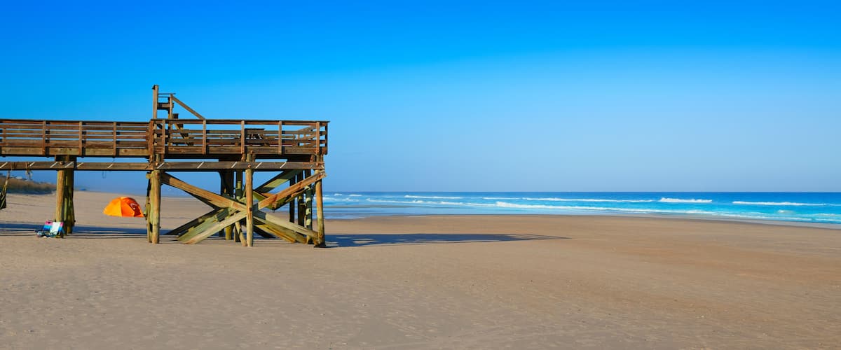 Atlantic Beach in Jacksonville of florida USA