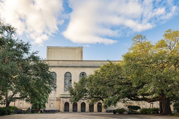 Sunny view of The Municipal Auditorium