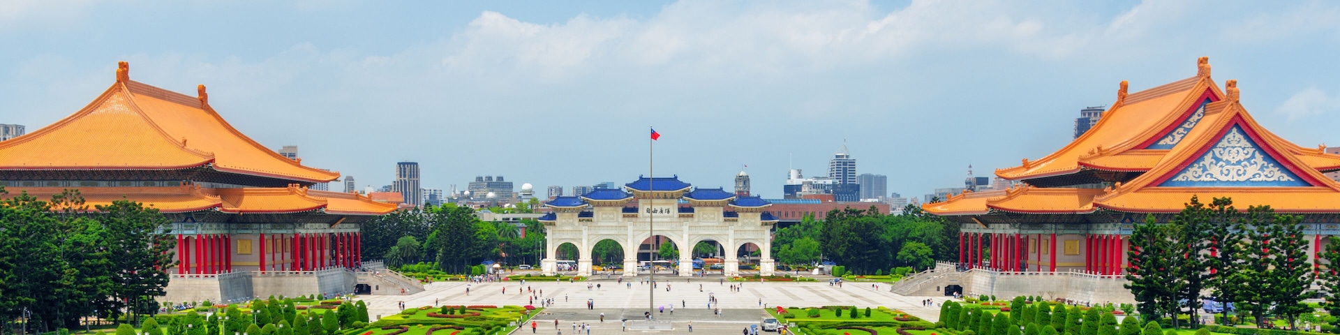 Amazing view of Liberty Square in Taipei, Taiwan