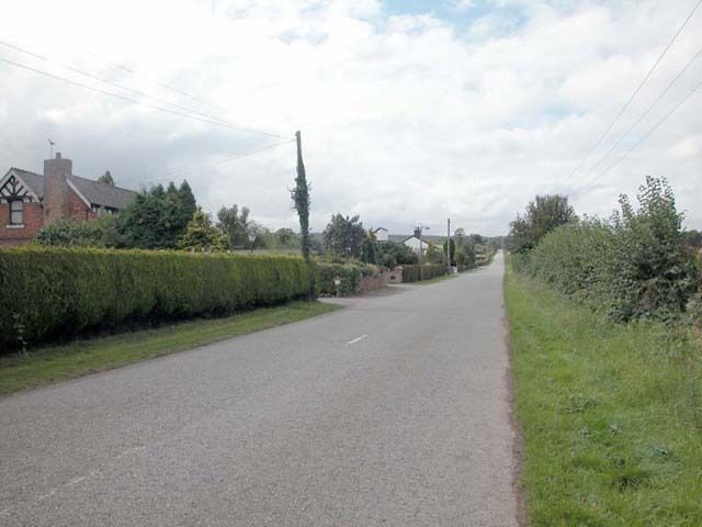 Warren Mountain. Quiet country lane since it became a cul de sac when the A55 was built.