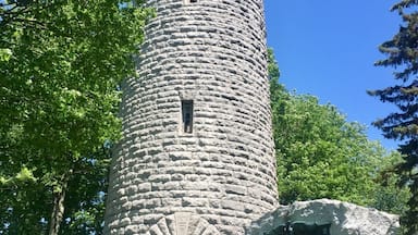 Dating to 1892 this tower was used to store water for the barracks as well as other base buildings at Fort Tompkins. The base was in use from the early 1800's until being decommissioned in 1955.