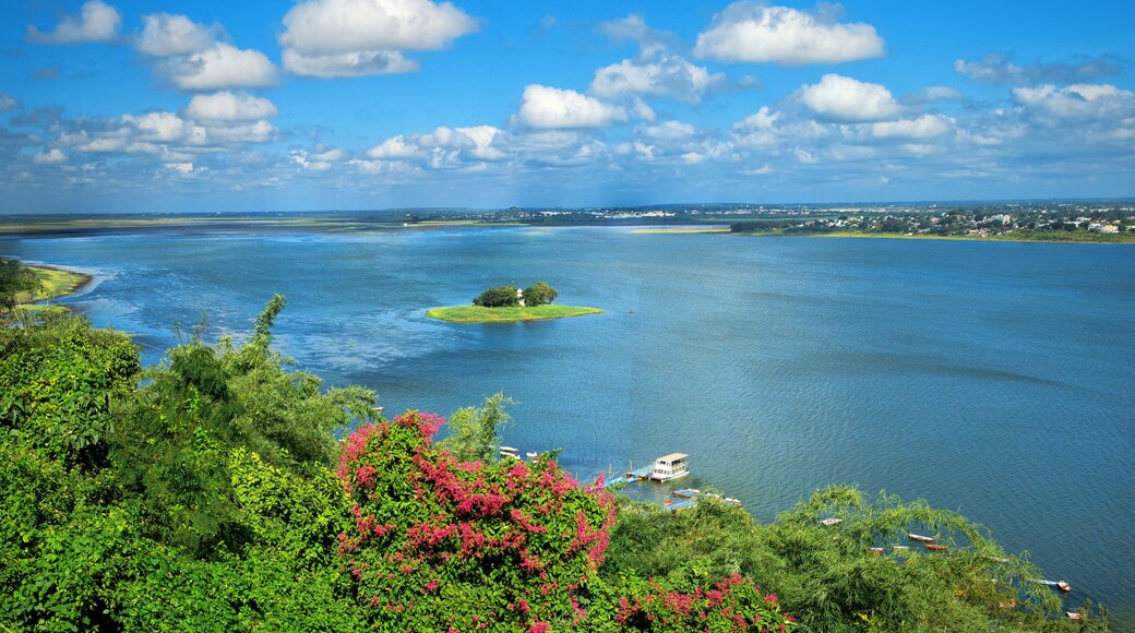 Beautiful view of Upper lake, (bada talab), Bhopal, Madhya Pradesh, India