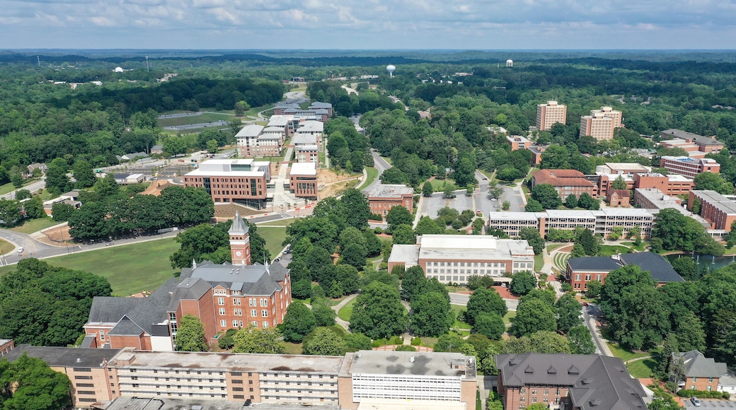 Aerial view of Clemson South Carolina
