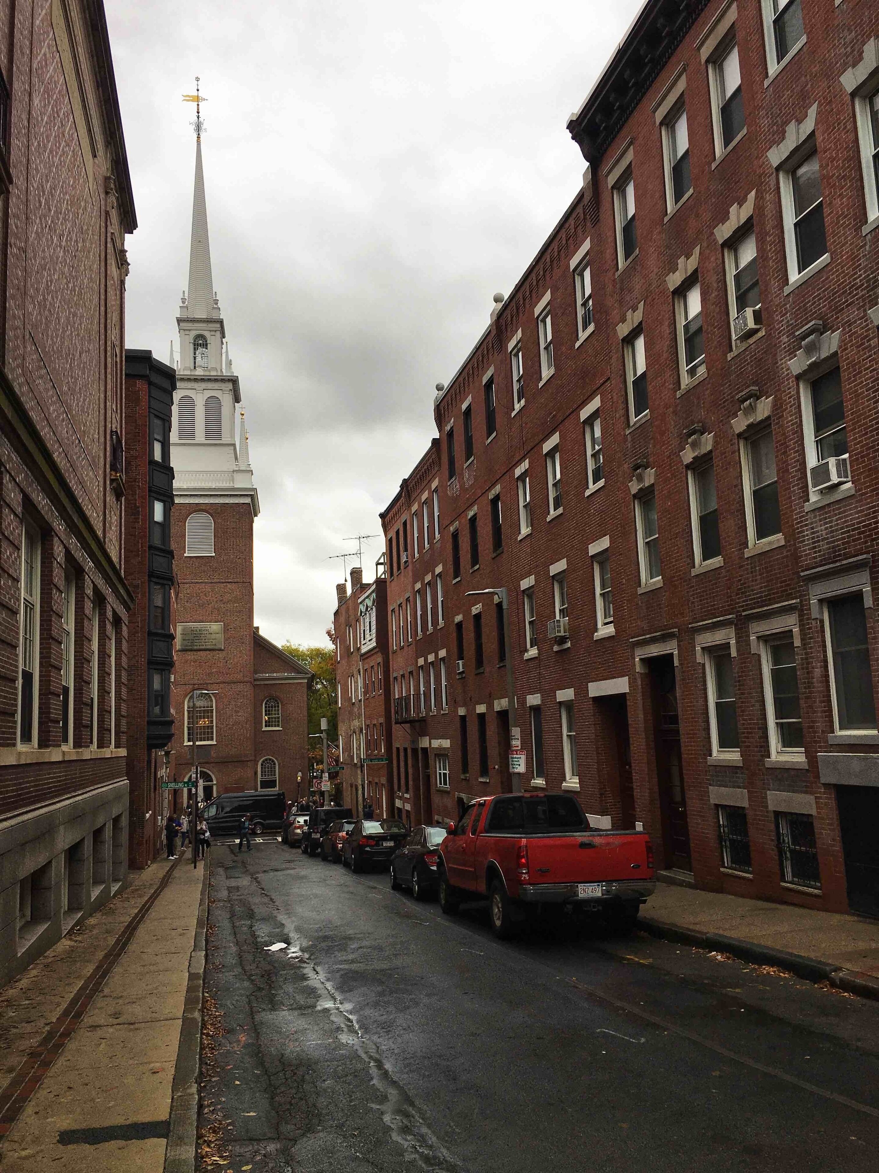 Love the narrow paths, history, and beautiful bricks of Boston
