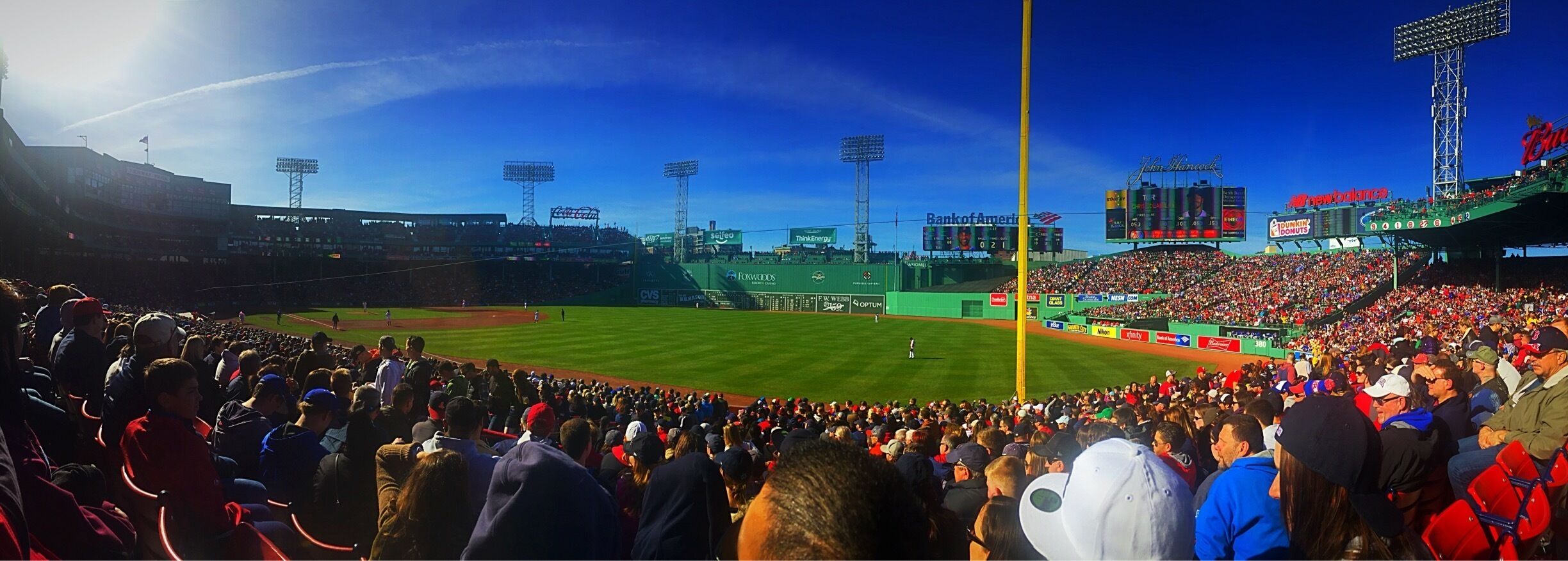 First Red Sox game in 20 years.