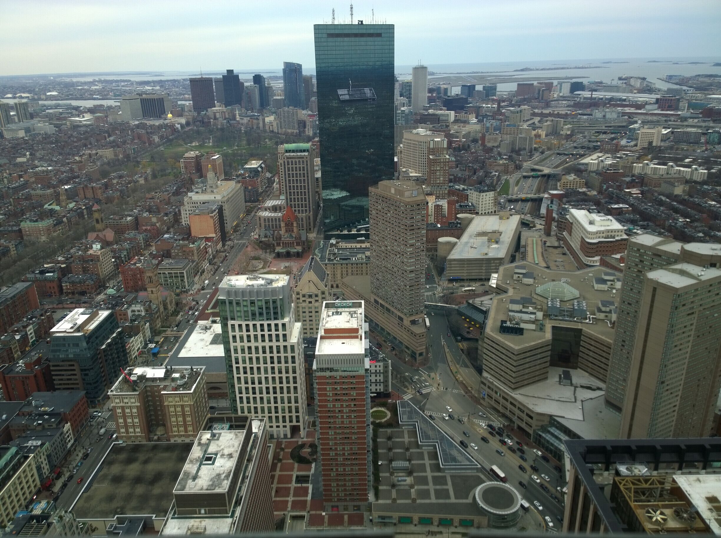 One of the views from the Skywalk Observatory which provides a 360 degree view of Boston and the surrounding area from the 50th floor of the Prudential Center.
