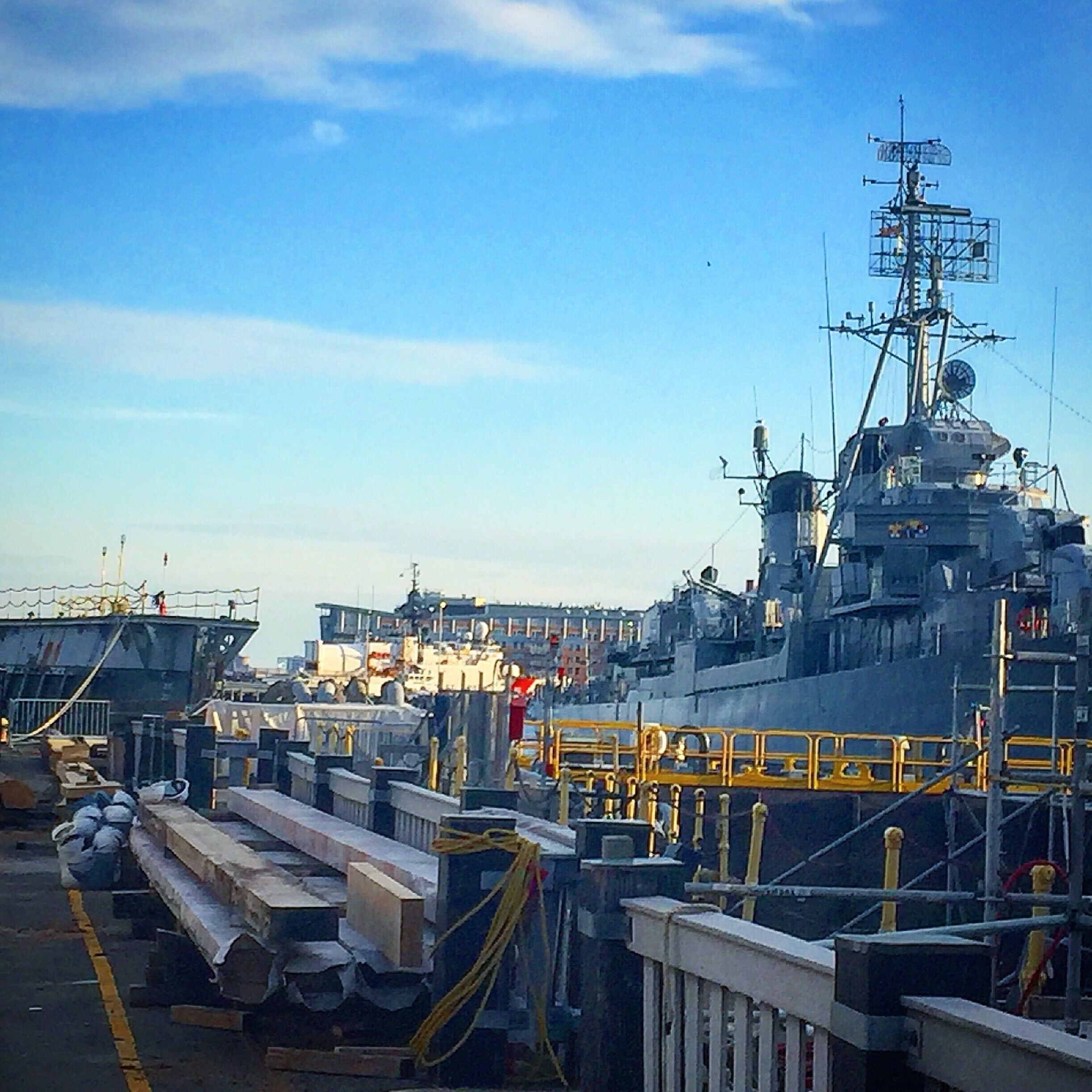Visiting the Charleston Naval Shipyard - Boston and the USS Constitution. Twas only the 2nd time in my 5.5 years in the Navy I stepped foot on a navy base. 

USS Cassin Young (DD-793) 