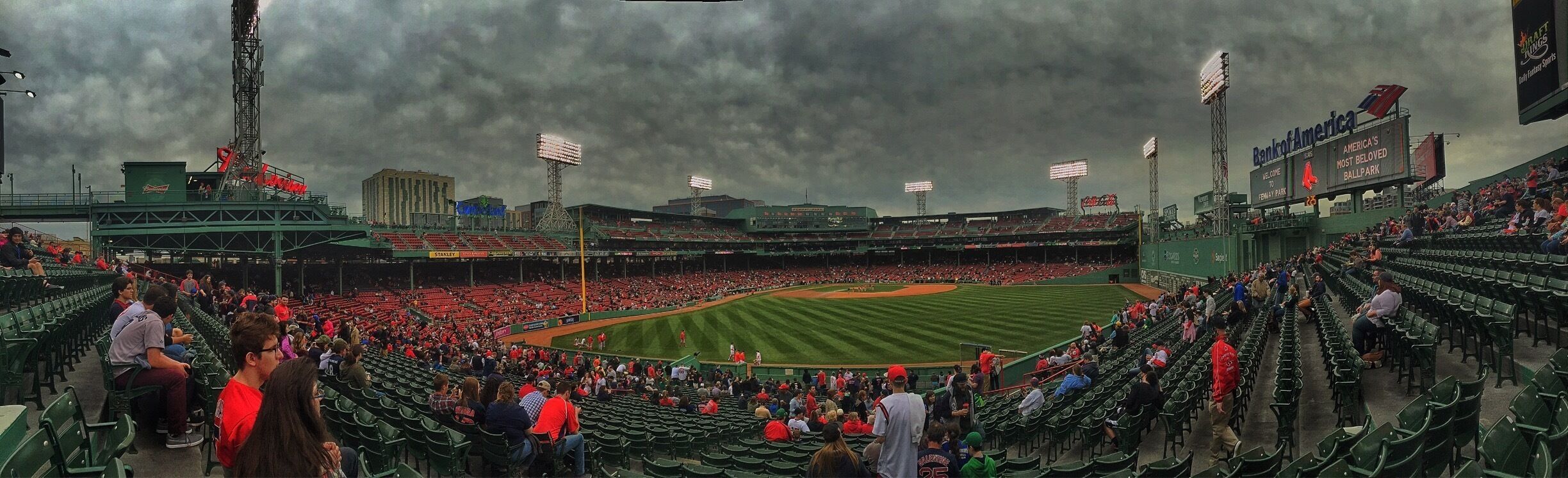 Great America pass time. Fenway park in Boston. 