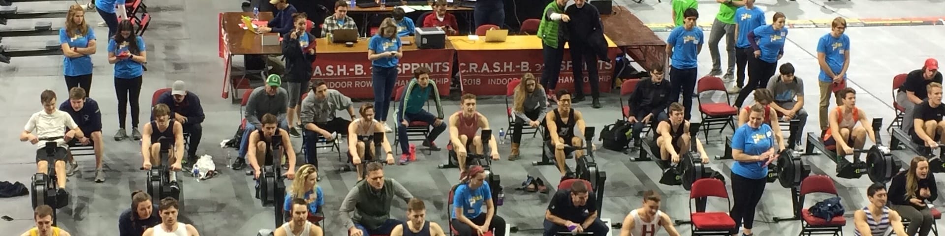 At the CRASH-B Sprints Indoor Rowing Championships at Agganis Arena, Boston #kidsfun #fun #indoorrowing #Boston #endurance #rowing #concept2 #rowinglife