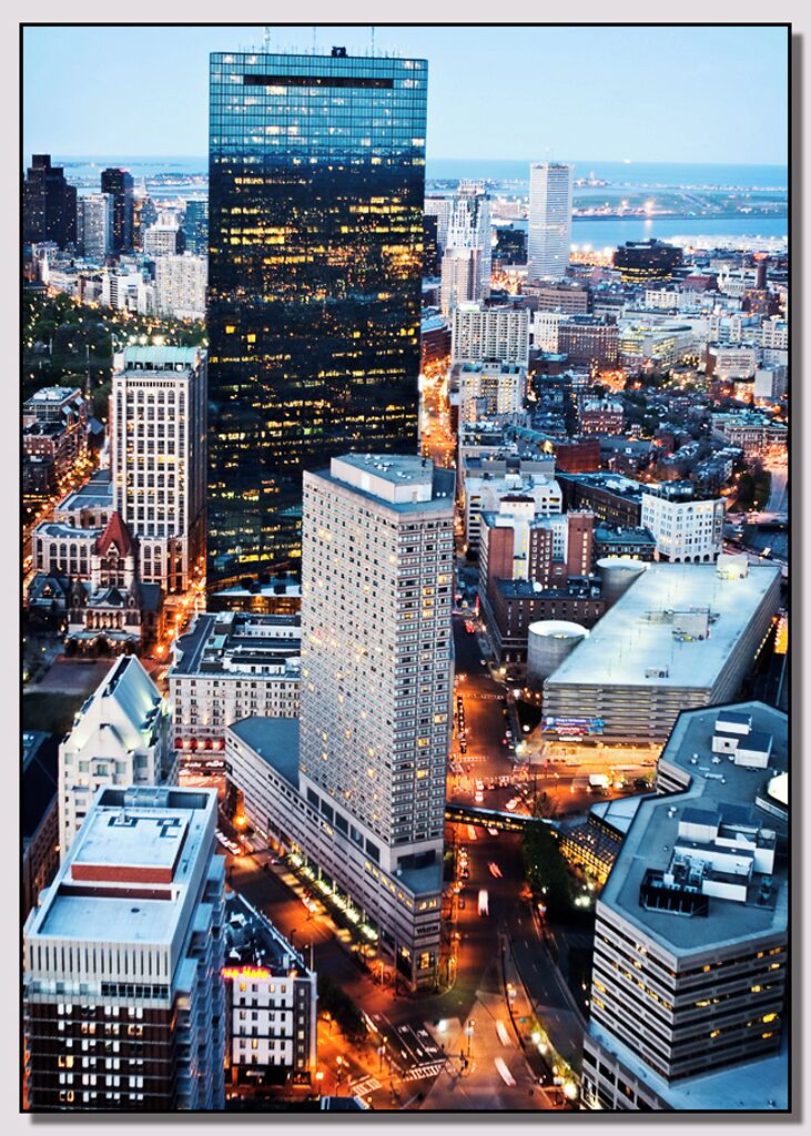 Taken from the observation deck at the top of the Prudential Tower, great views were to be  had all round. #Trovember