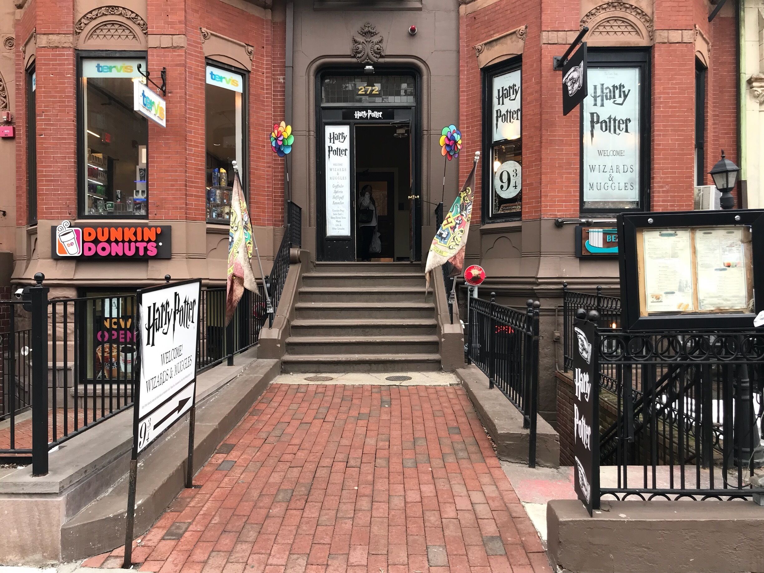 Stumbled upon this nifty little store during a walk in Boston.  Definitely a Harry Potter lovers dream store. Of which my youngest daughter counts herself as one.  Nice, quaint and the shop keeper was all smiles.