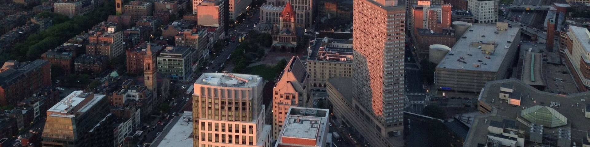 Skyline from Copley Place
#Sunsets #Boston
