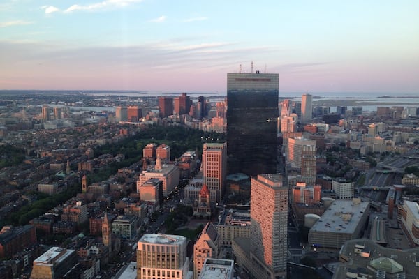 Skyline from Copley Place
#Sunsets #Boston
