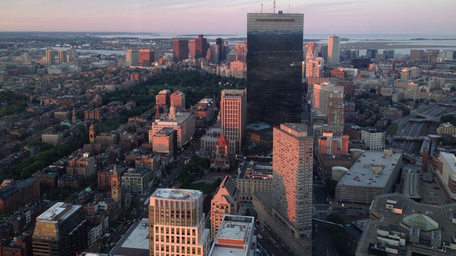 Skyline from Copley Place
#Sunsets #Boston