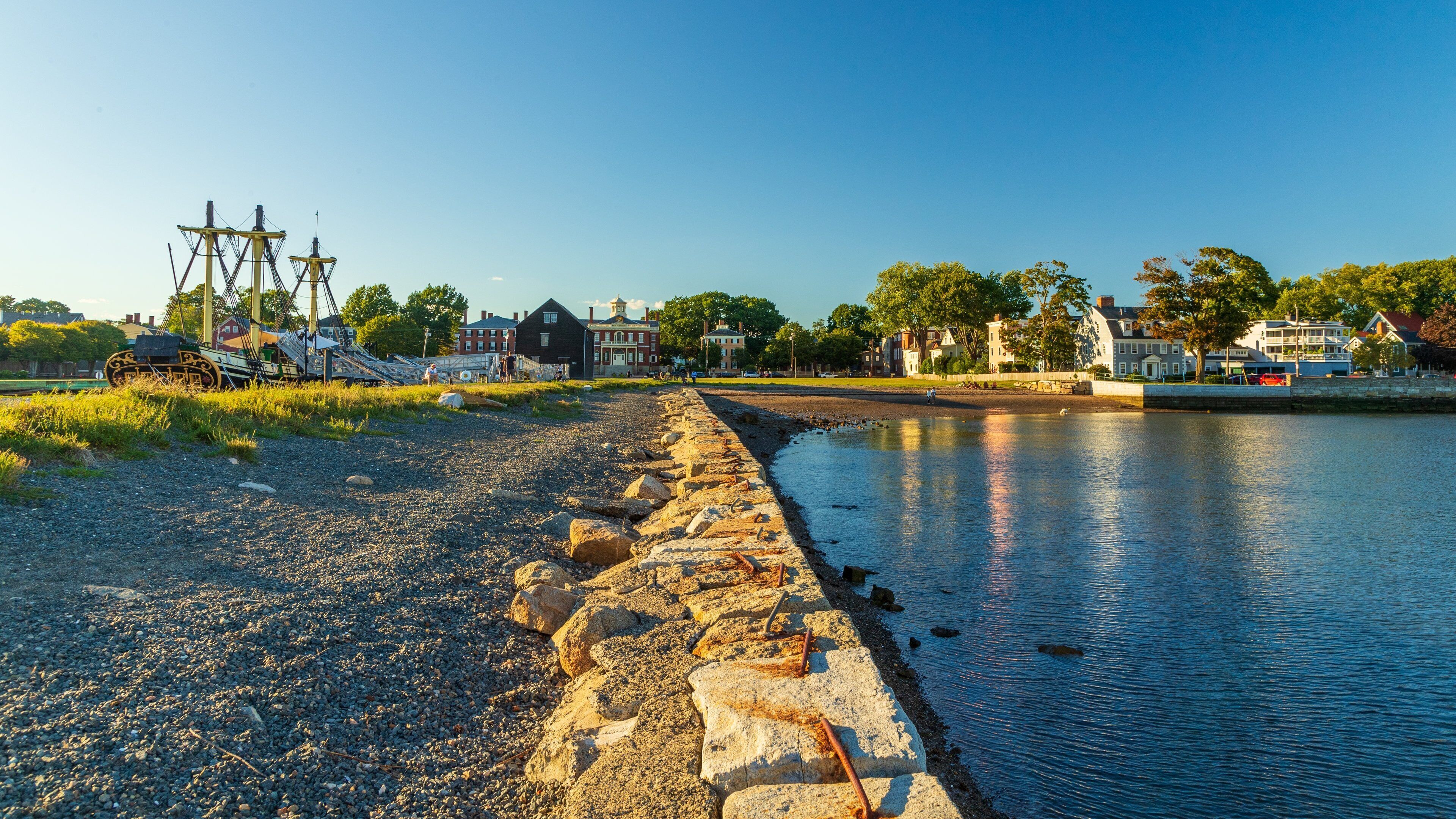 Salem which includes a sunset
