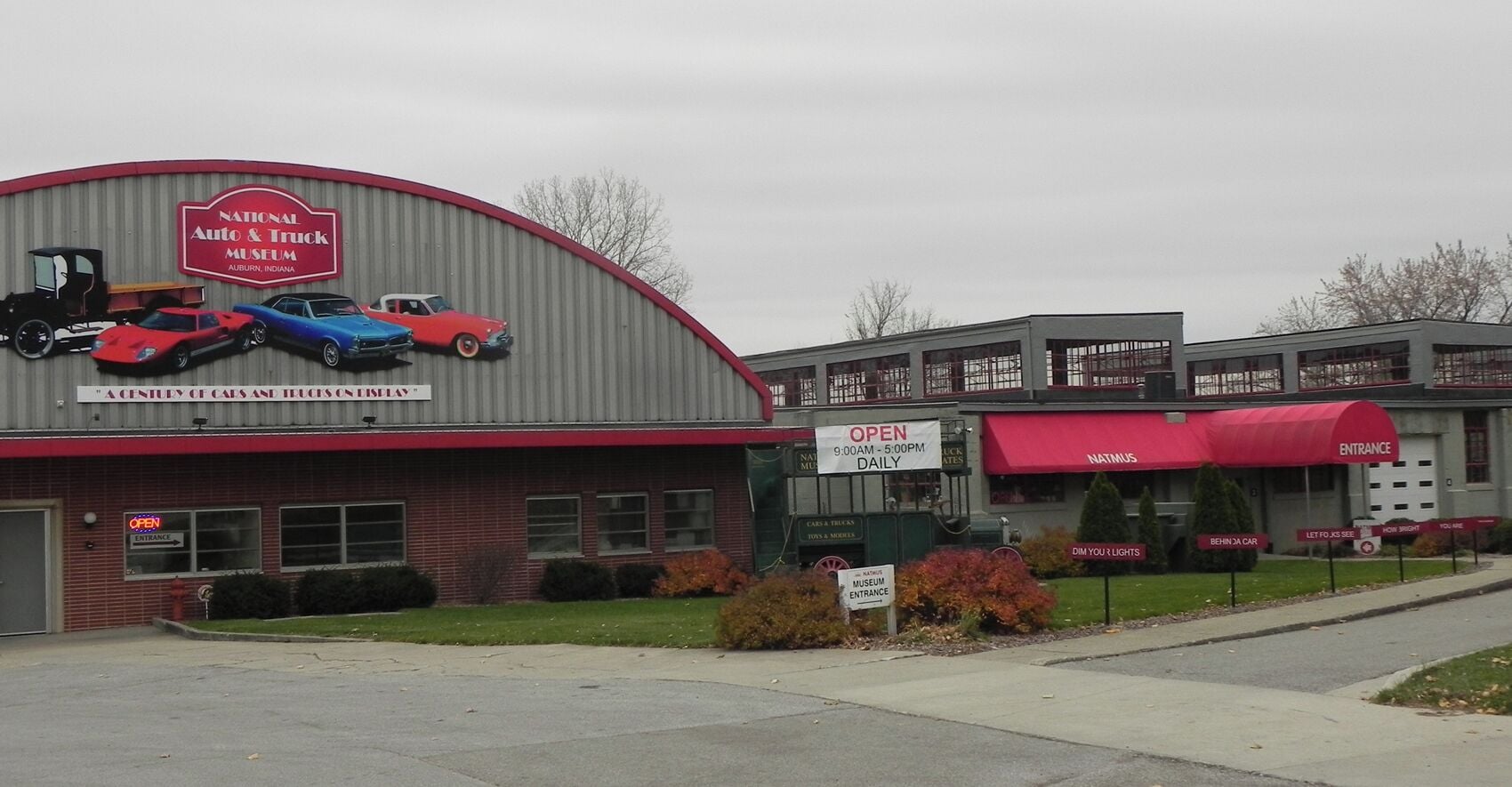 Step back in time in two 1920’s state of the art buildings from the Auburn Automobile Heritage. Over 80,000 square feet of vehicles on display with over 190 of the “Cars and Trucks Like You Used to Own"! Post-war  cars, Muscle cars, rare trucks, prototypes, vintage gas and oil pumps, and even a 1946 Diner. Housed in two of the original factory buildings of the Auburn Automobile Company! dekalbcvb.org
