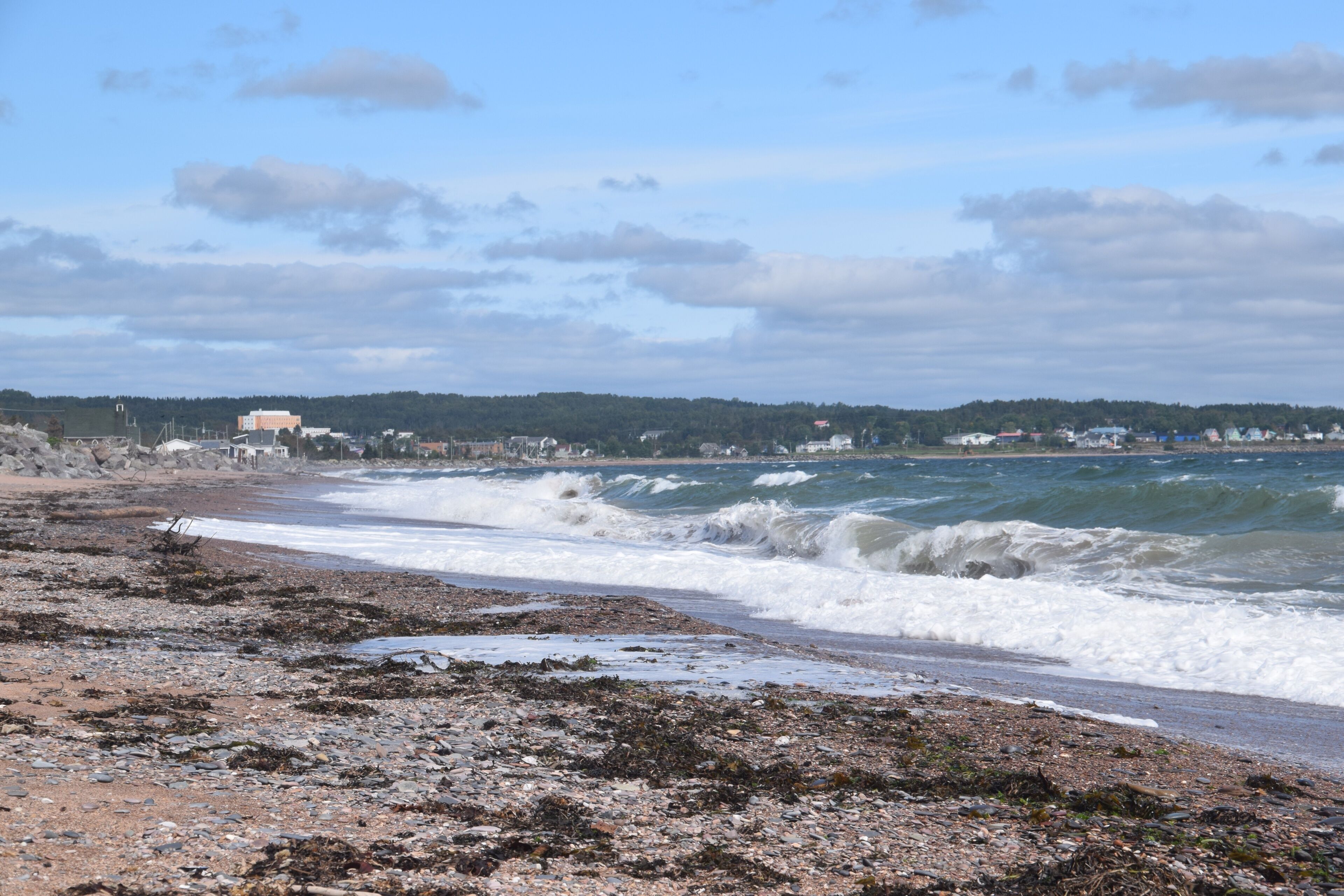 Chandler on the shores of the Gaspé peninsula