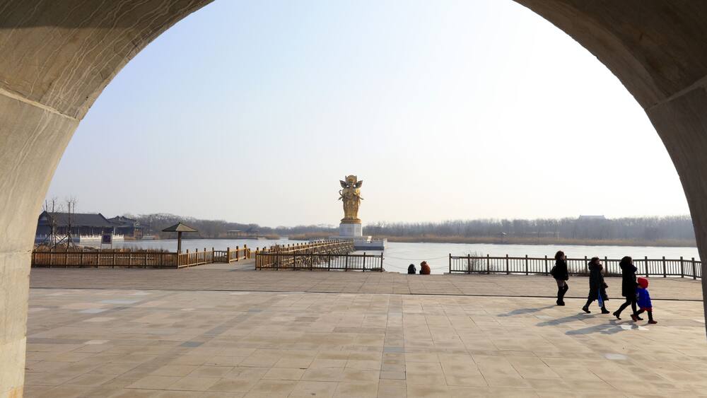 scenery of ancient Chinese Temples