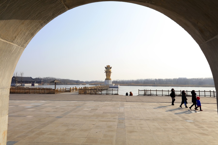 scenery of ancient Chinese Temples