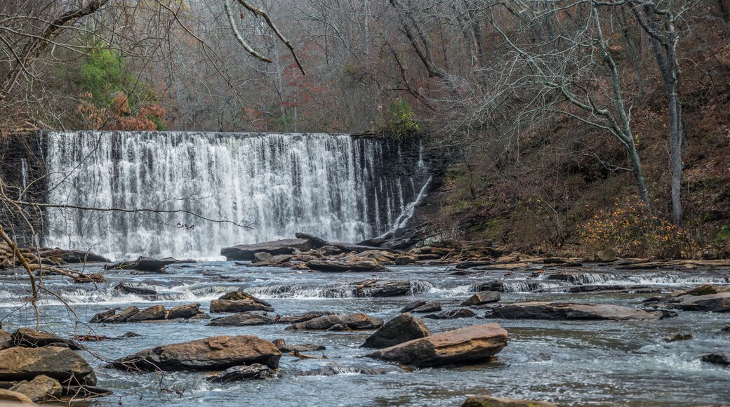 Waterfall at Roswell mill park