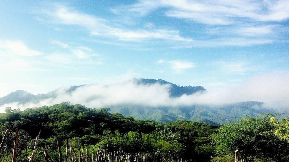 Breathtaking views from the remote mountains of Ocotal, Nueva Segovia. #trovember #hiddengem #mountains #blueskies #clouds #dirtroads