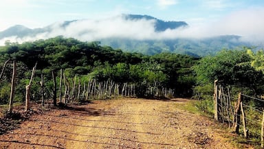 Breathtaking views from the remote mountains of Ocotal, Nueva Segovia. #trovember #hiddengem #mountains #blueskies #clouds #dirtroads