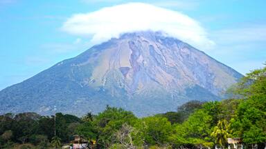 Arenal Volcano near Lake Arenal in Costa Rica on a Sunny Day