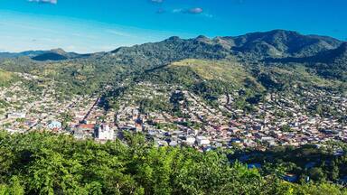 nice view from the lookout in the city of matagalpa