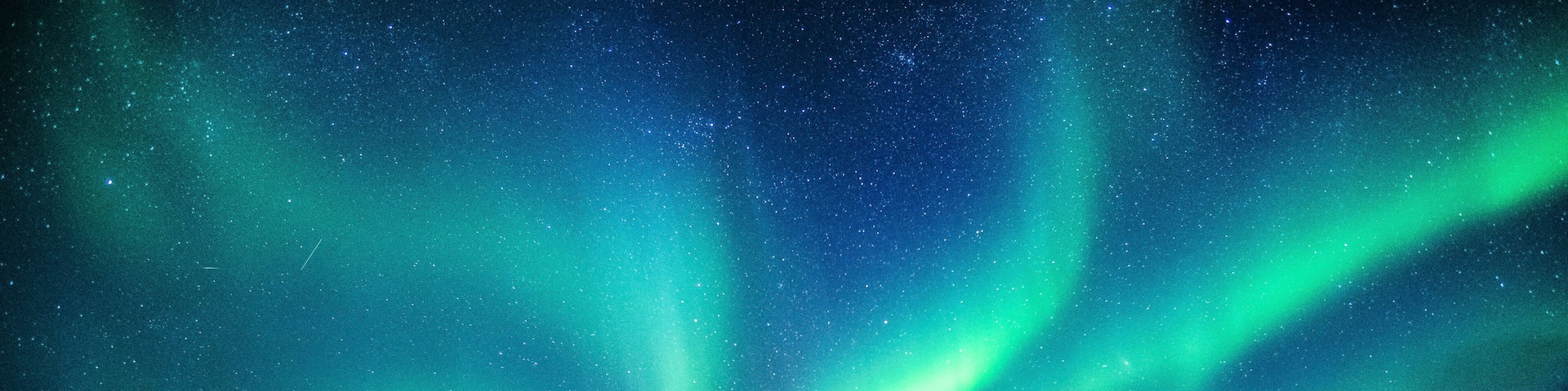 Aurora borealis, Northern lights with starry in the night sky