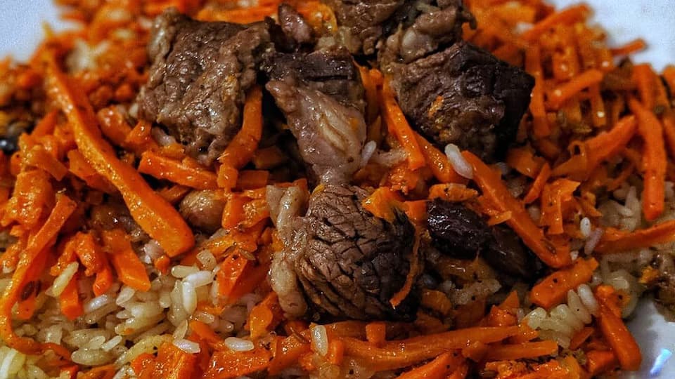 Flavors of Central Asia at Samarkand restaurant in Denver! Pictured here is Uzbek Plov but we also had Laghman Soup, Manti, Shashlik (kabobs), Samsas, and Chicken Kiev, Compote!
#trovember #mybackyard #goodeats