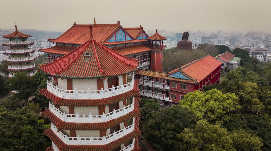 Changhua, Taiwans traditional architecture showcases pagodas amid lush greenery
