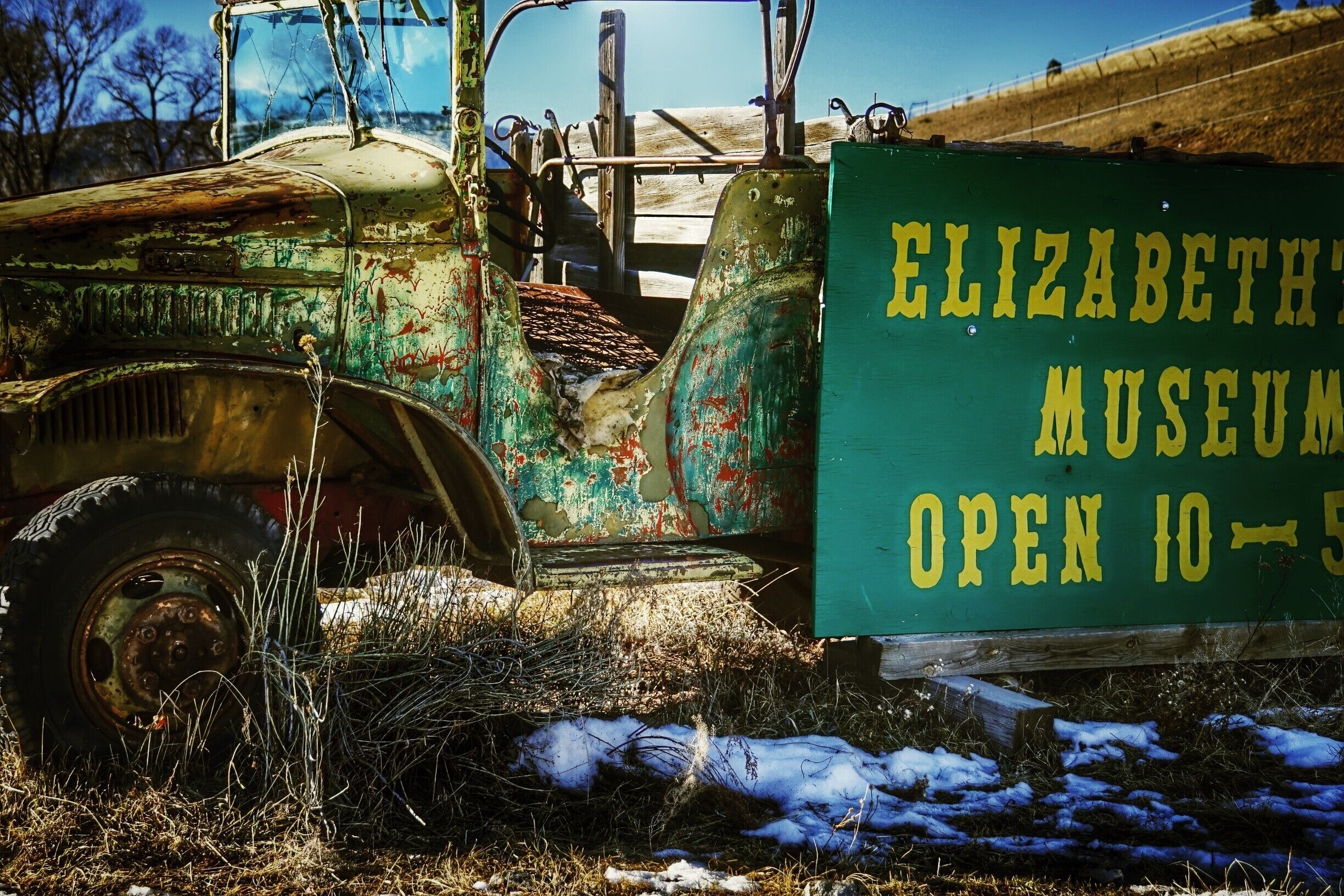 It's probably not for everyone, but way up high in the mountains above Taos, new Mexico is a little ghost town that also housed a Serial Killer back in the late 1800's.  The remains of this place are creepy as they are juxtaposed against beautiful mountain scenery. if you are looking for one amazing drive through Northern New Mexico to an off the beaten place with history of the Old West, Elizabethtown has it! #colorful