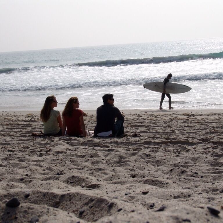 Any day at all is a good day to be at the beach. 