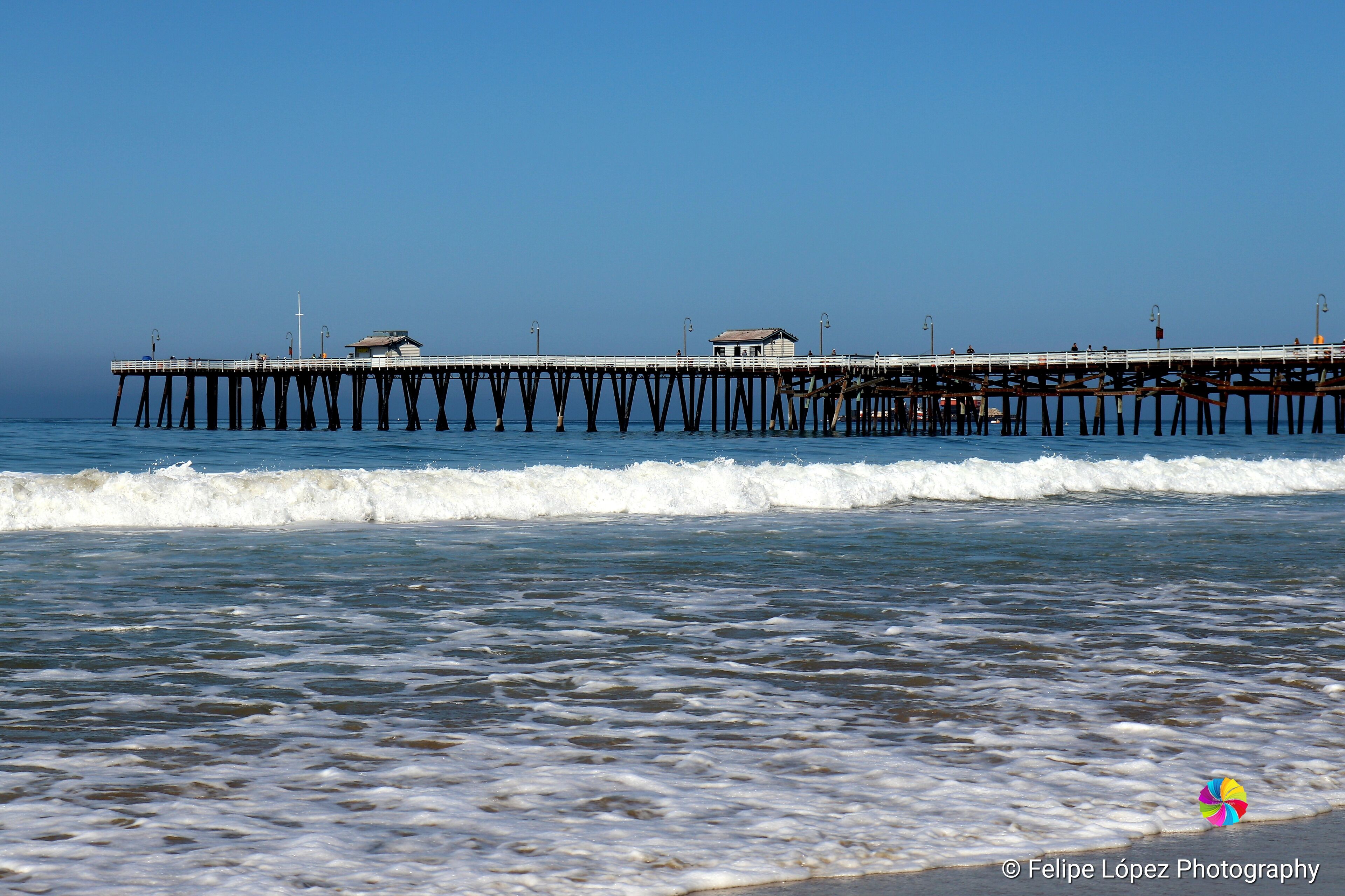 Morning walk at San Clemente Pier.