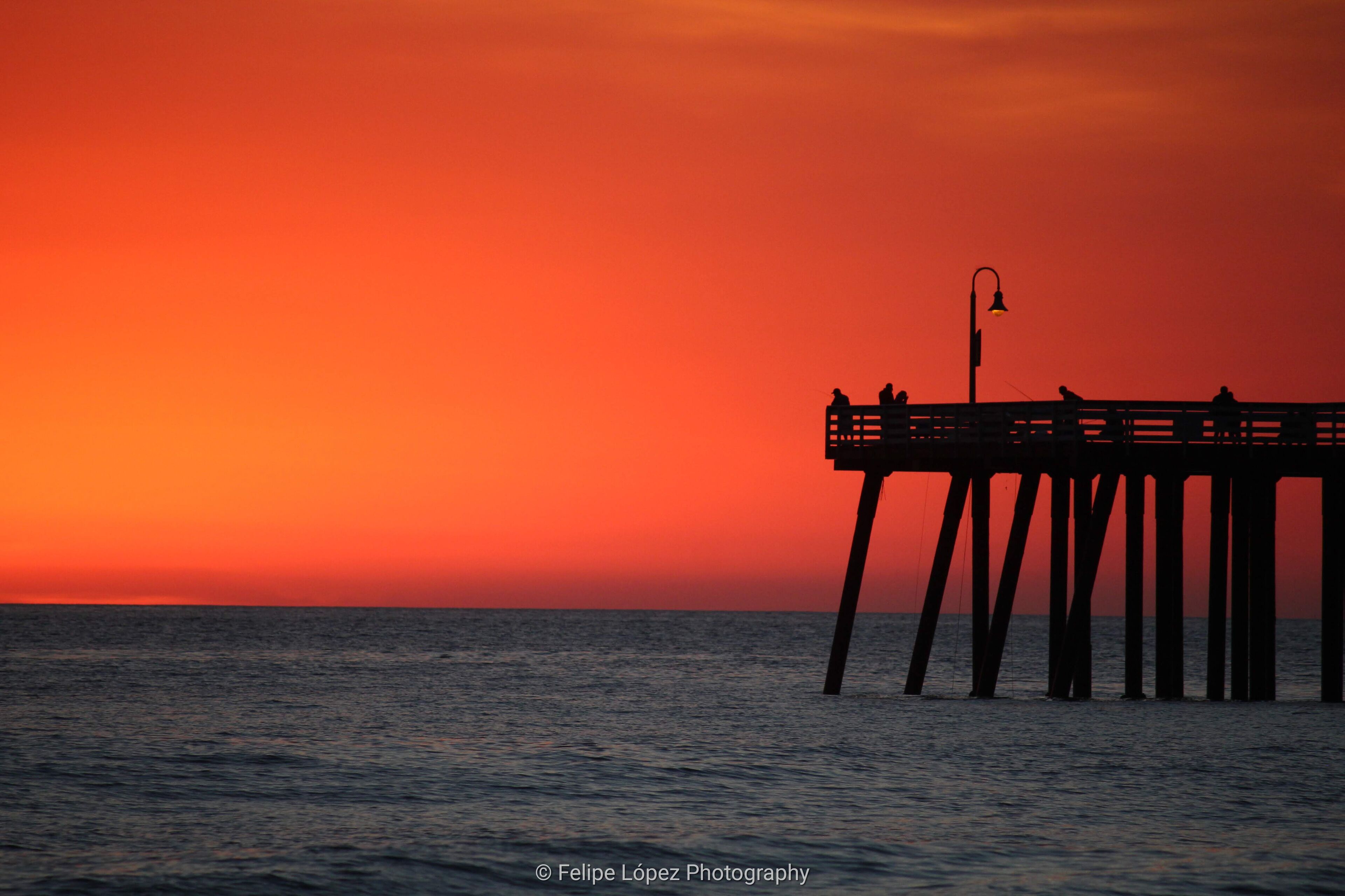 Sunset at the pier.