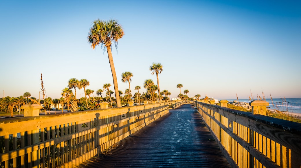 Boardwalk at the beach in Palm Coast, Florida.; Shutterstock ID 460591963