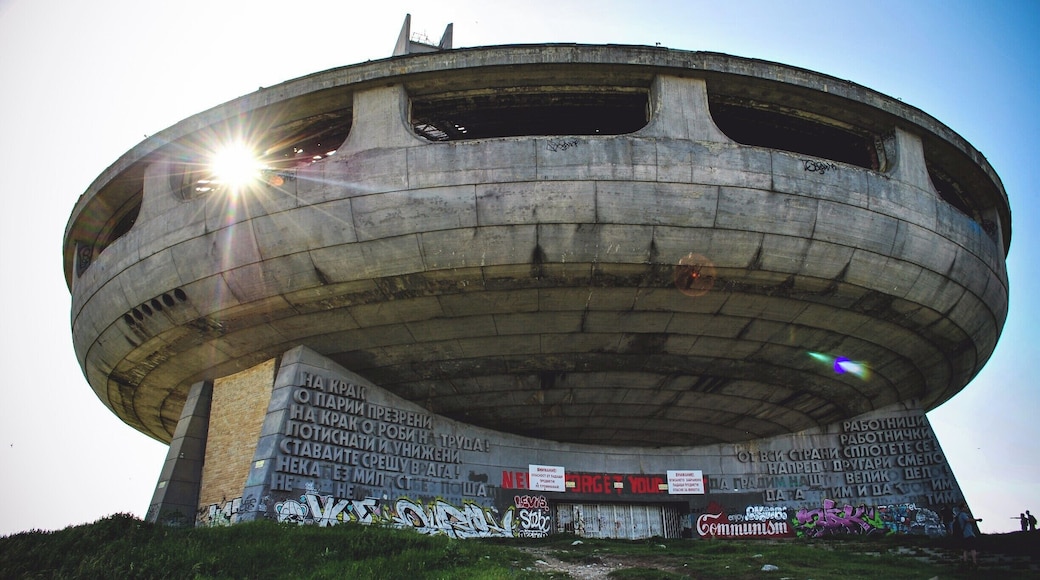 Buzludzha monument - an old communist symbol, now an exciting place to visit and photograph.