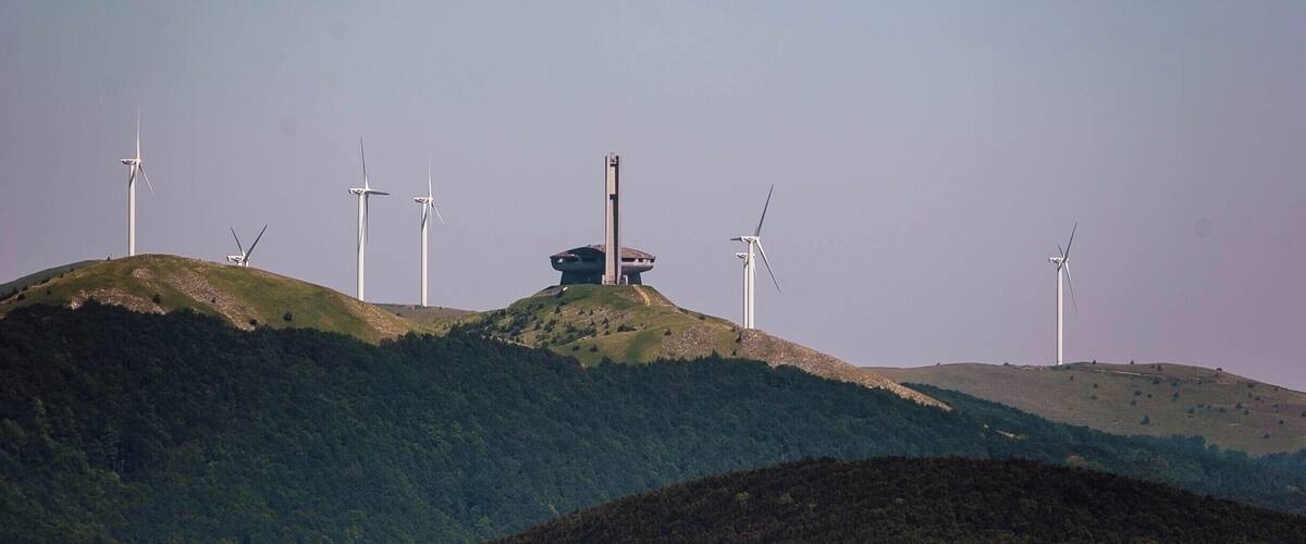 Buzludzha monument - an old communist symbol, now an exciting place to visit and photograph.