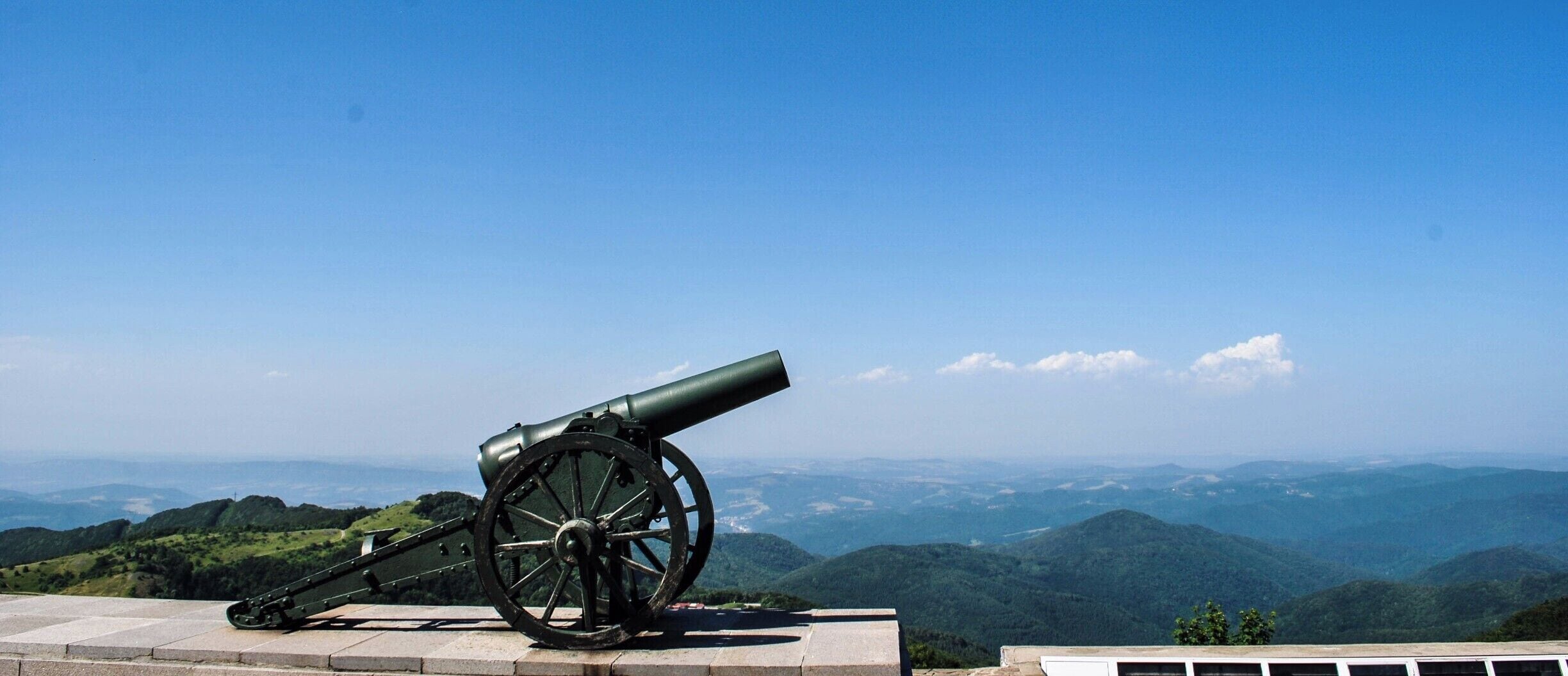 A memorial to all those who died fighting for the freedom of Bulgaria and a place with great views.