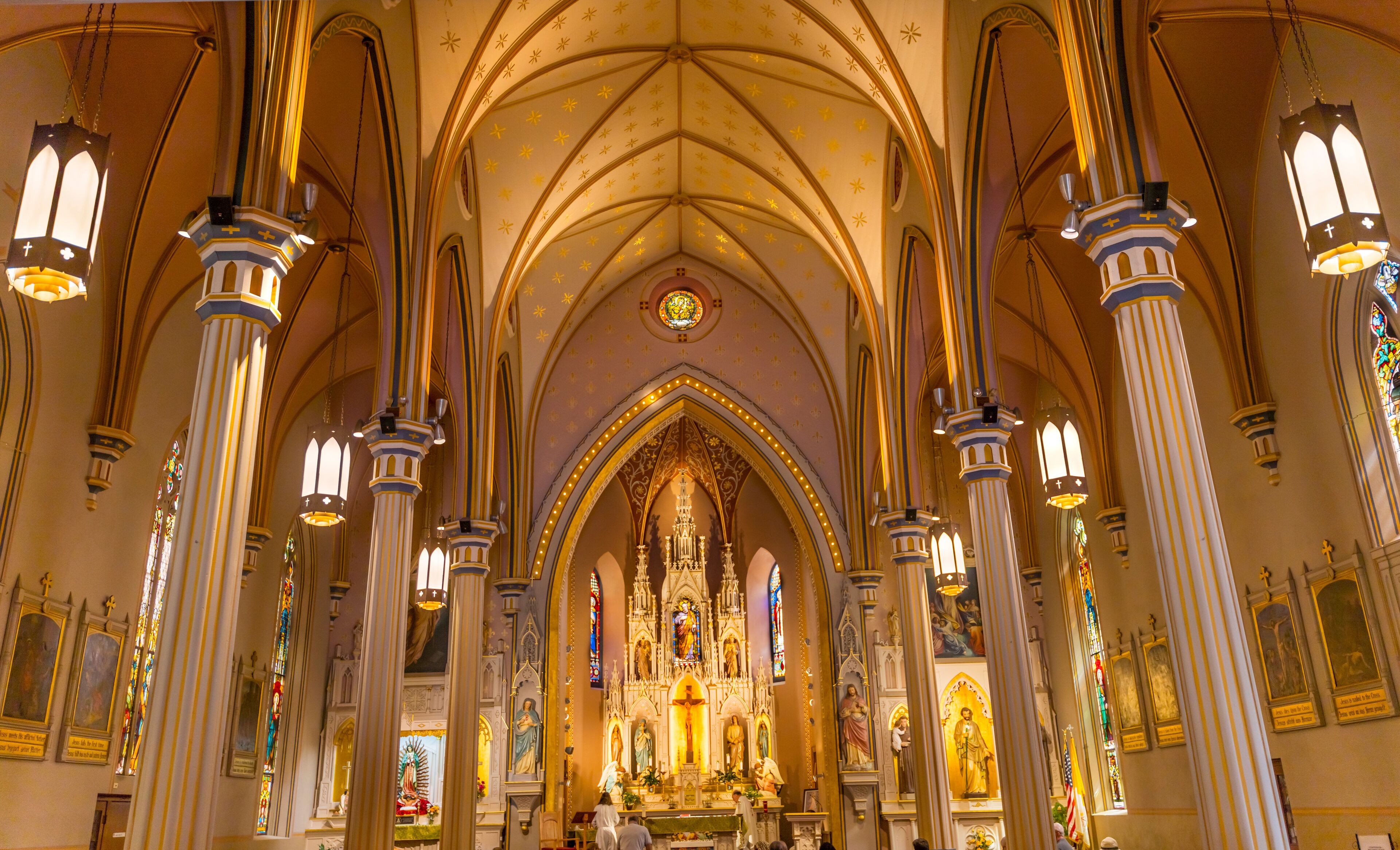 Basilica Stained Glass Saint Joseph Catholic Church San Antonio Texas